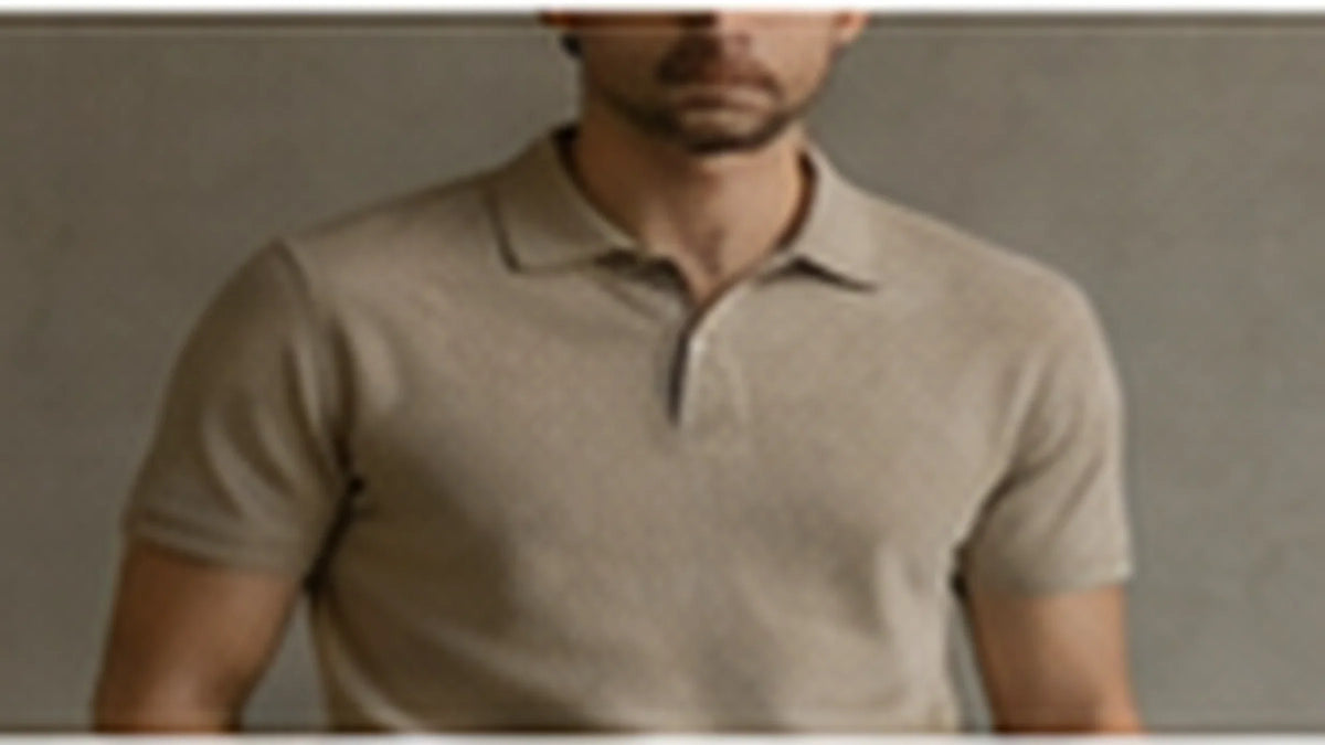 T-shirt e polo in maglia uomo Tasselli