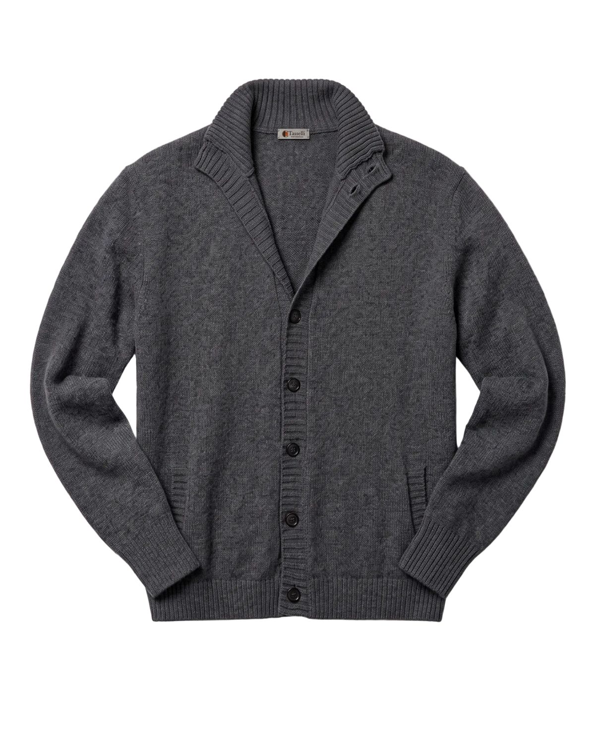Cardigan in Lana Merinos e Cashmere
