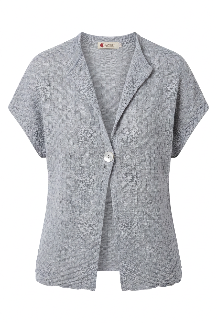 Cardigan Mezze Maniche Di Merinos Ultra Light