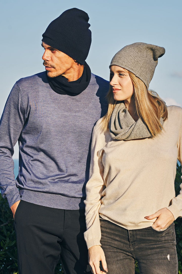 Cappello Costine Di Cashmere in Purezza