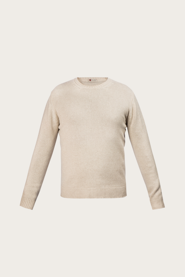 Girocollo Di Cashmere Seta Merinos