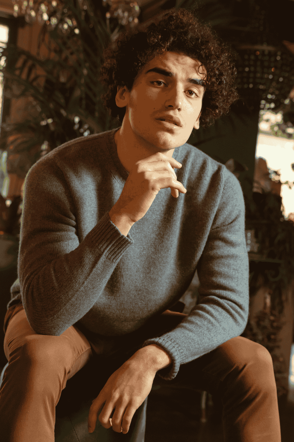 Girocollo Di Cashmere Seta Merinos