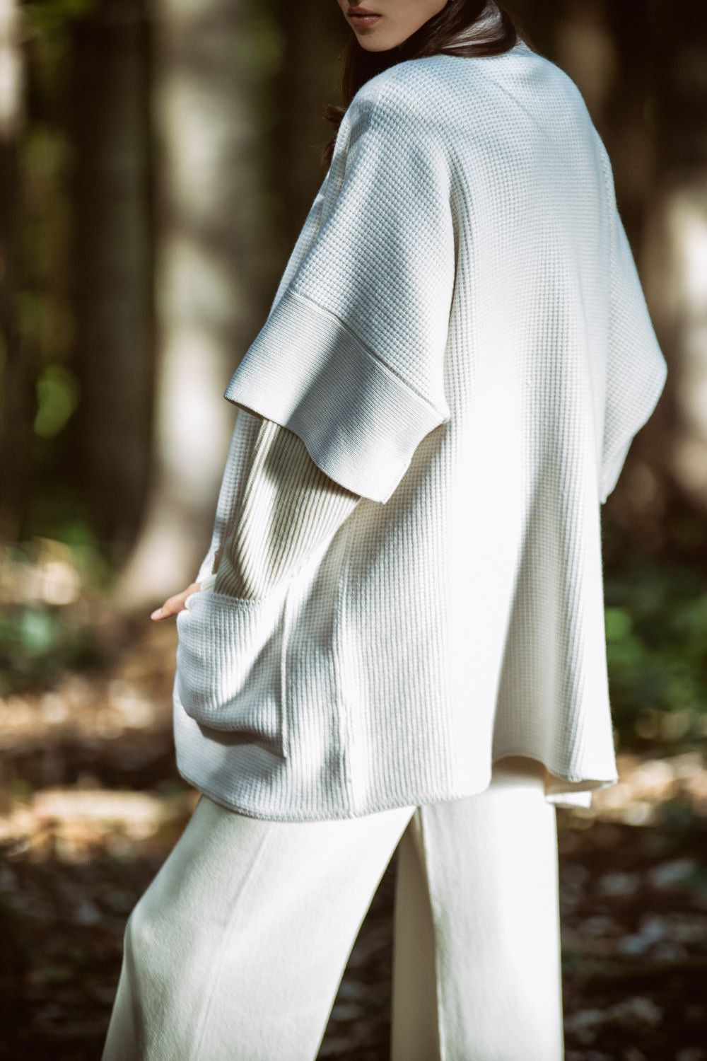 Cappotto Di Cashmere Merinos E Seta