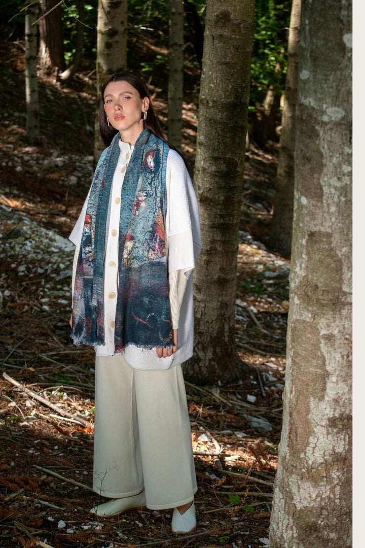 Cappotto Di Cashmere Merinos E Seta