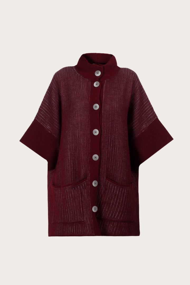 Cappotto Di Cashmere Merinos E Seta