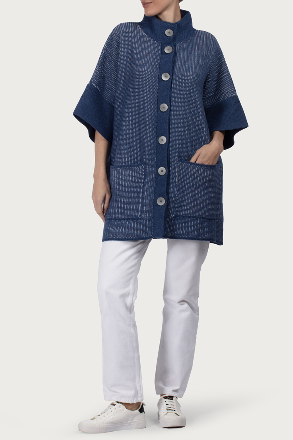 Cappotto Di Cashmere Merinos E Seta