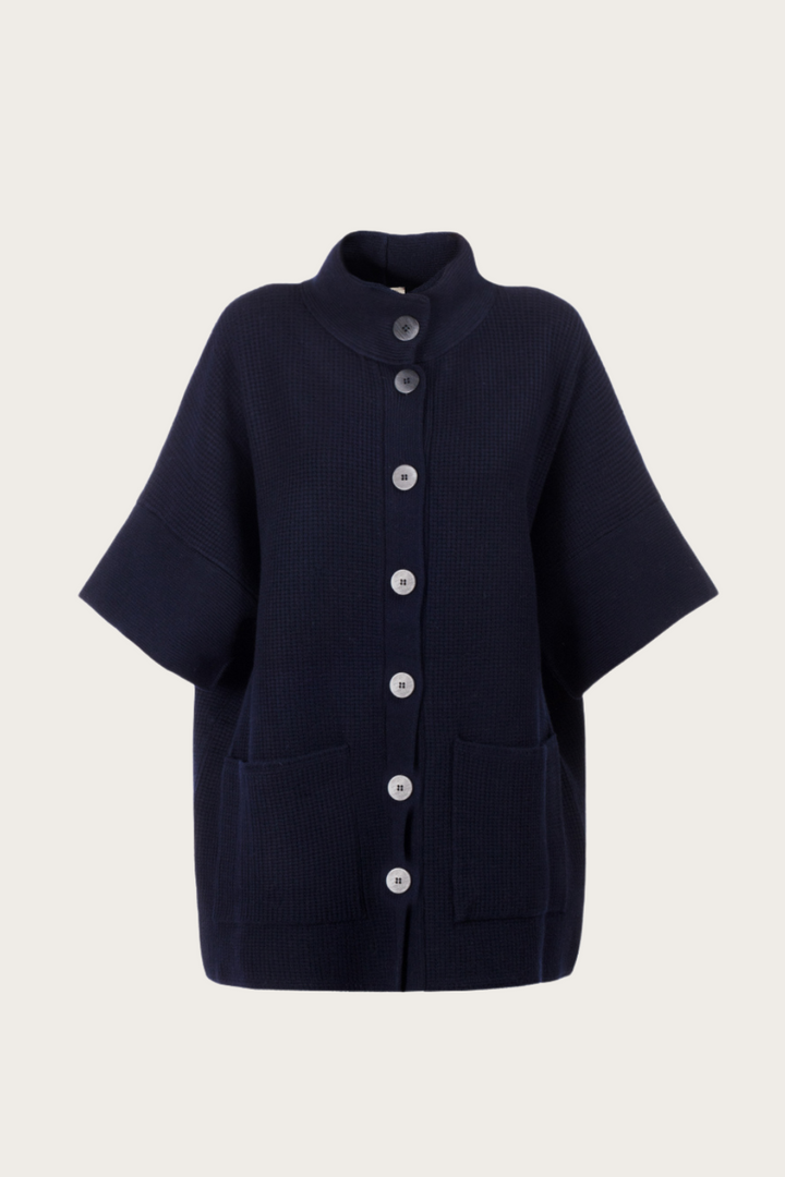 Cappotto Di Cashmere Merinos E Seta