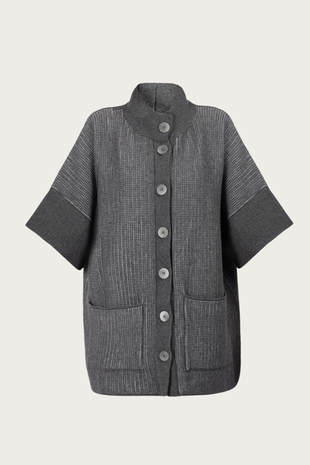 Cappotto Di Cashmere Merinos E Seta