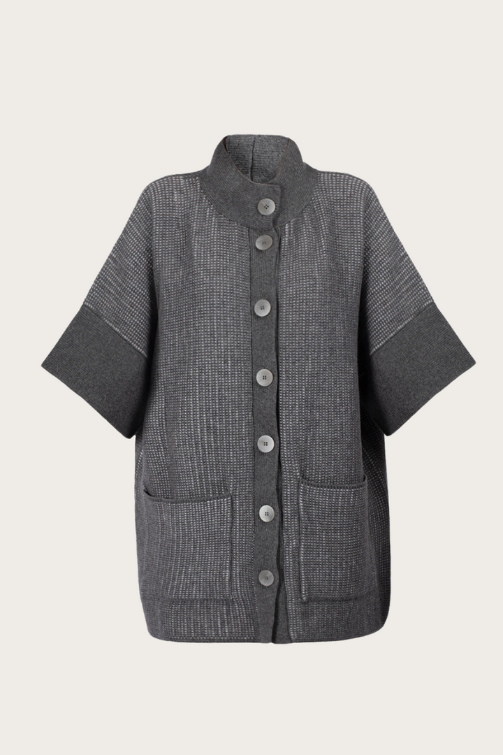 Cappotto Di Cashmere Merinos E Seta
