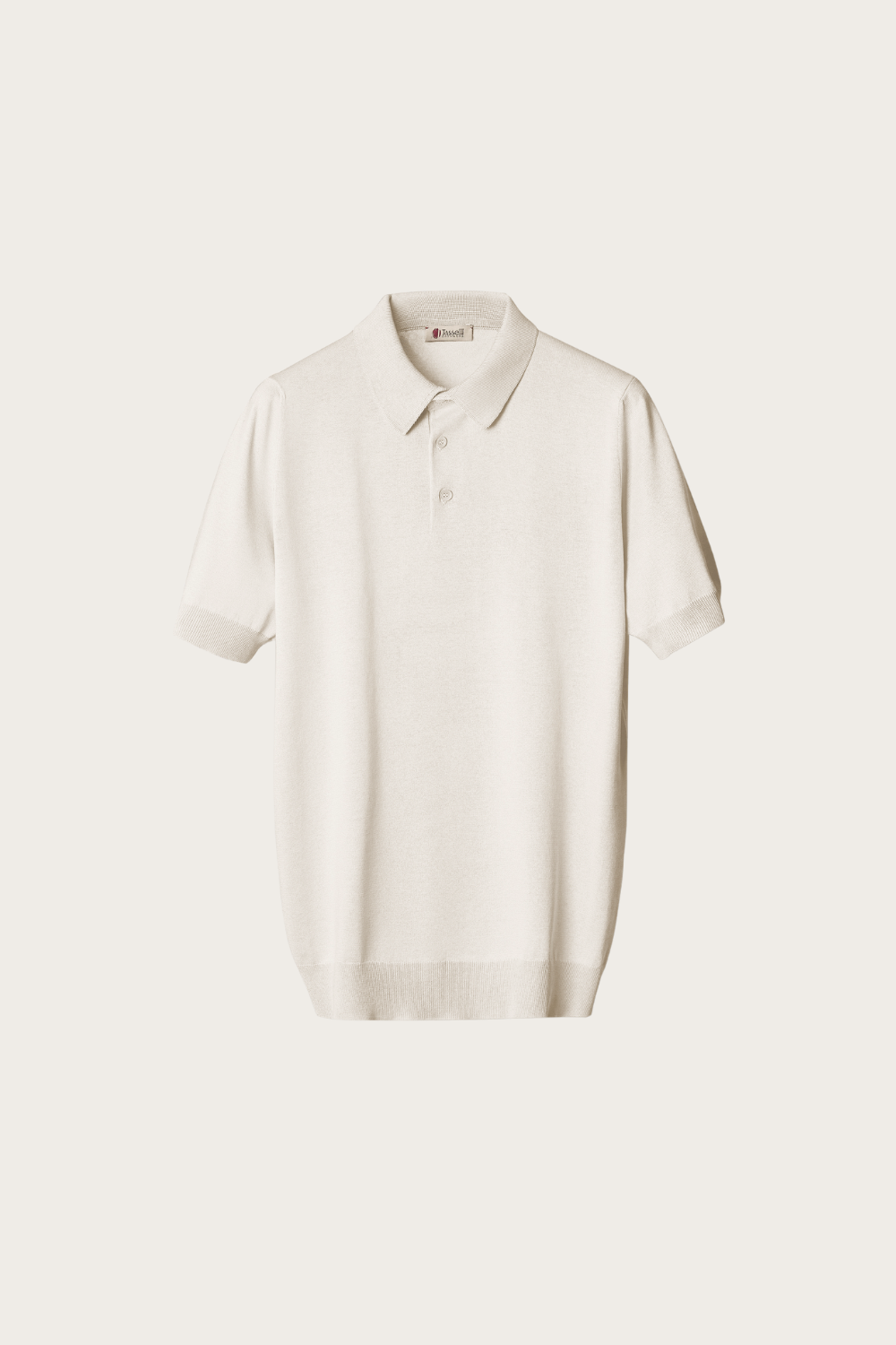 Polo T Shirt di Cotone Organico e Seta