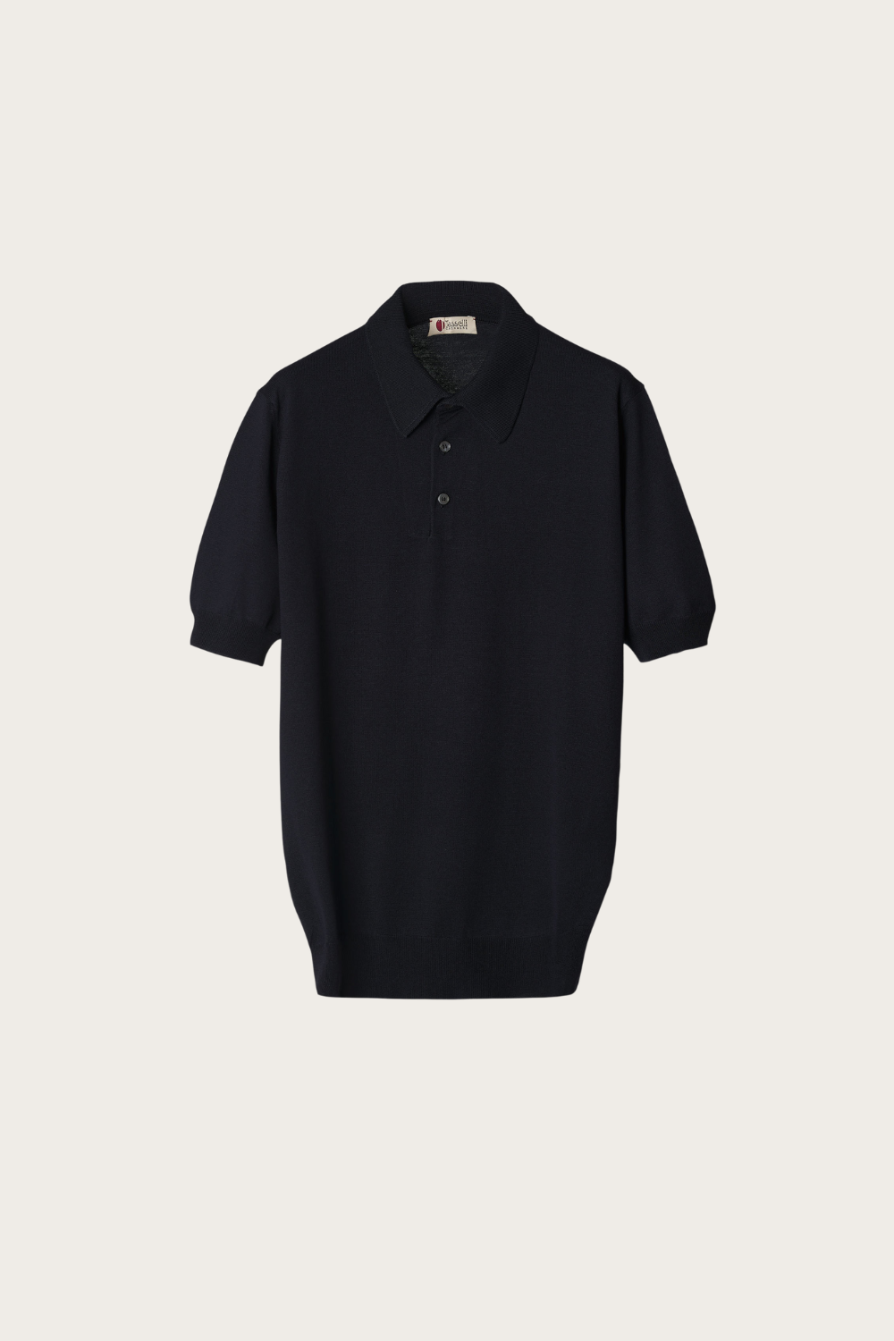 Polo T Shirt di Cotone Organico e Seta