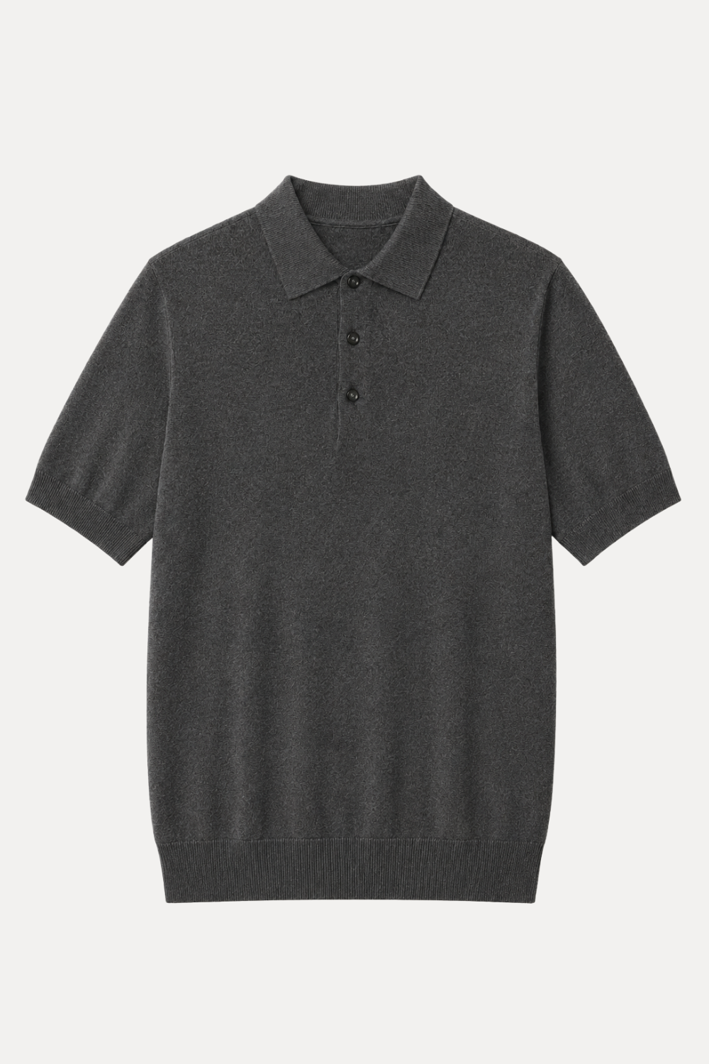 Polo T Shirt di Cotone Organico e Seta