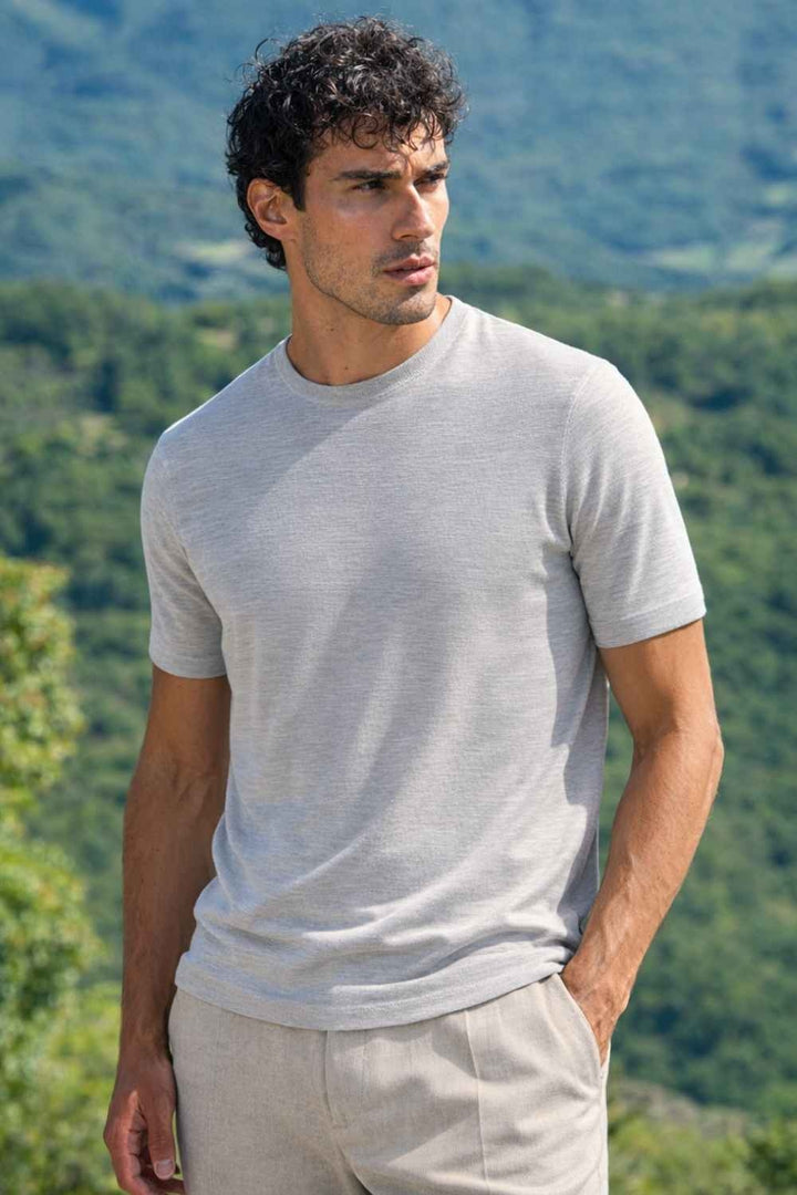 T-shirt di Merinos Extrafine