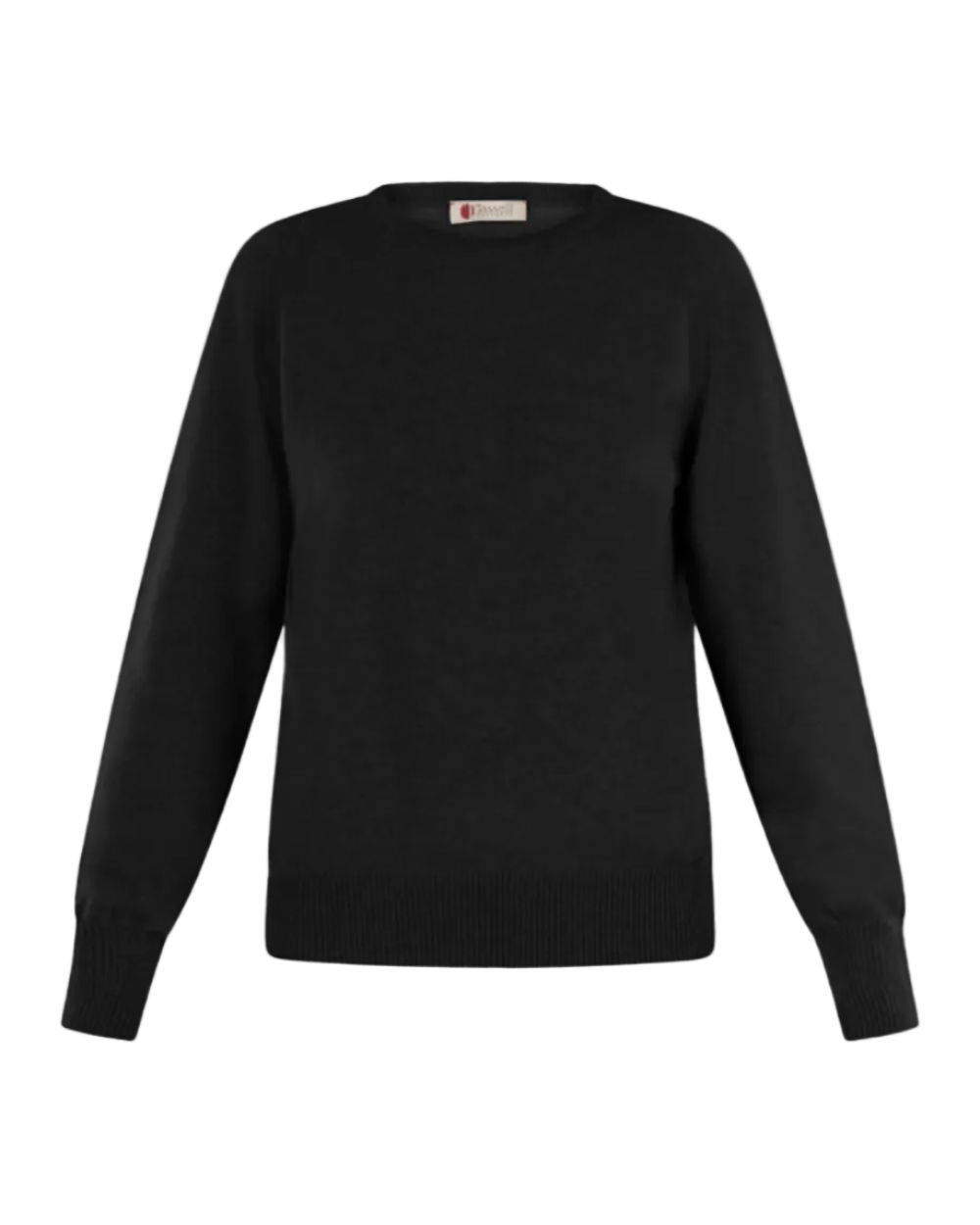 Girocollo con Spalla a Sella di Cashmere e Merinos