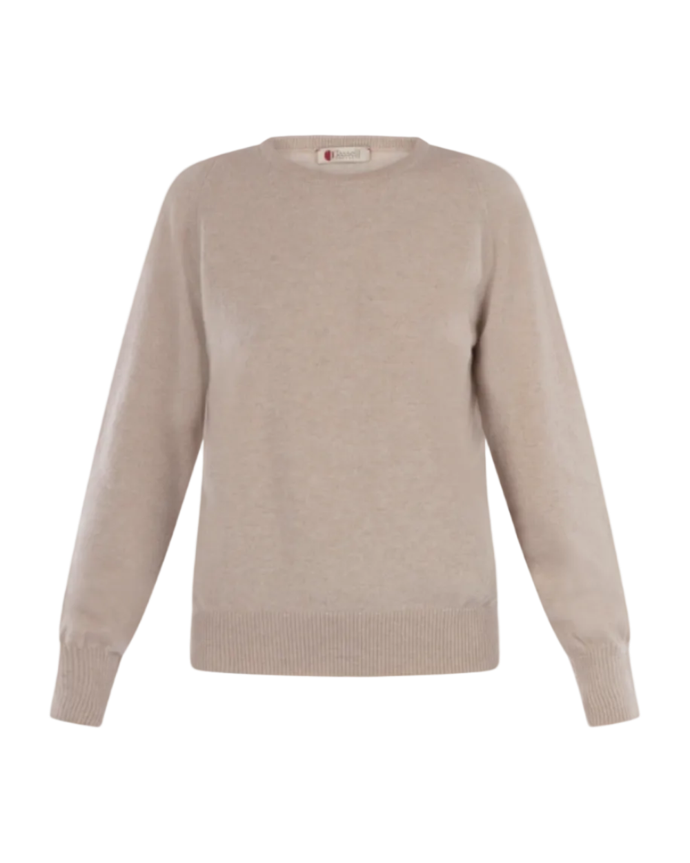 Girocollo con Spalla a Sella di Cashmere e Merinos