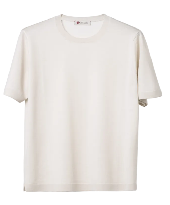 T-Shirt Di Merinos Extra Fine