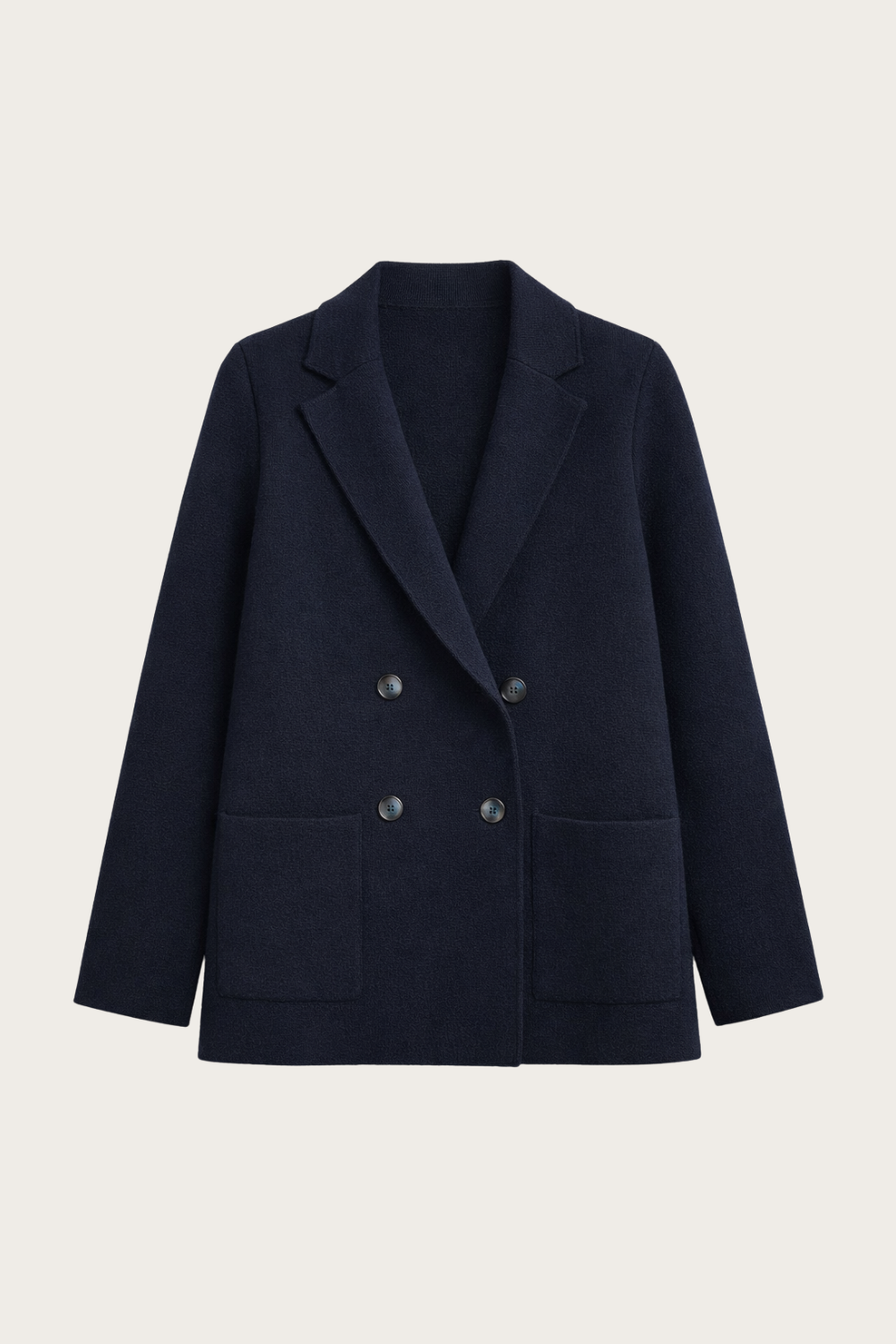 Giacca Doppiopetto di Lana Merinos e Cashmere