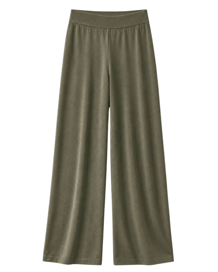 Pantaloni Palazzo di Lana Merinos e Seta