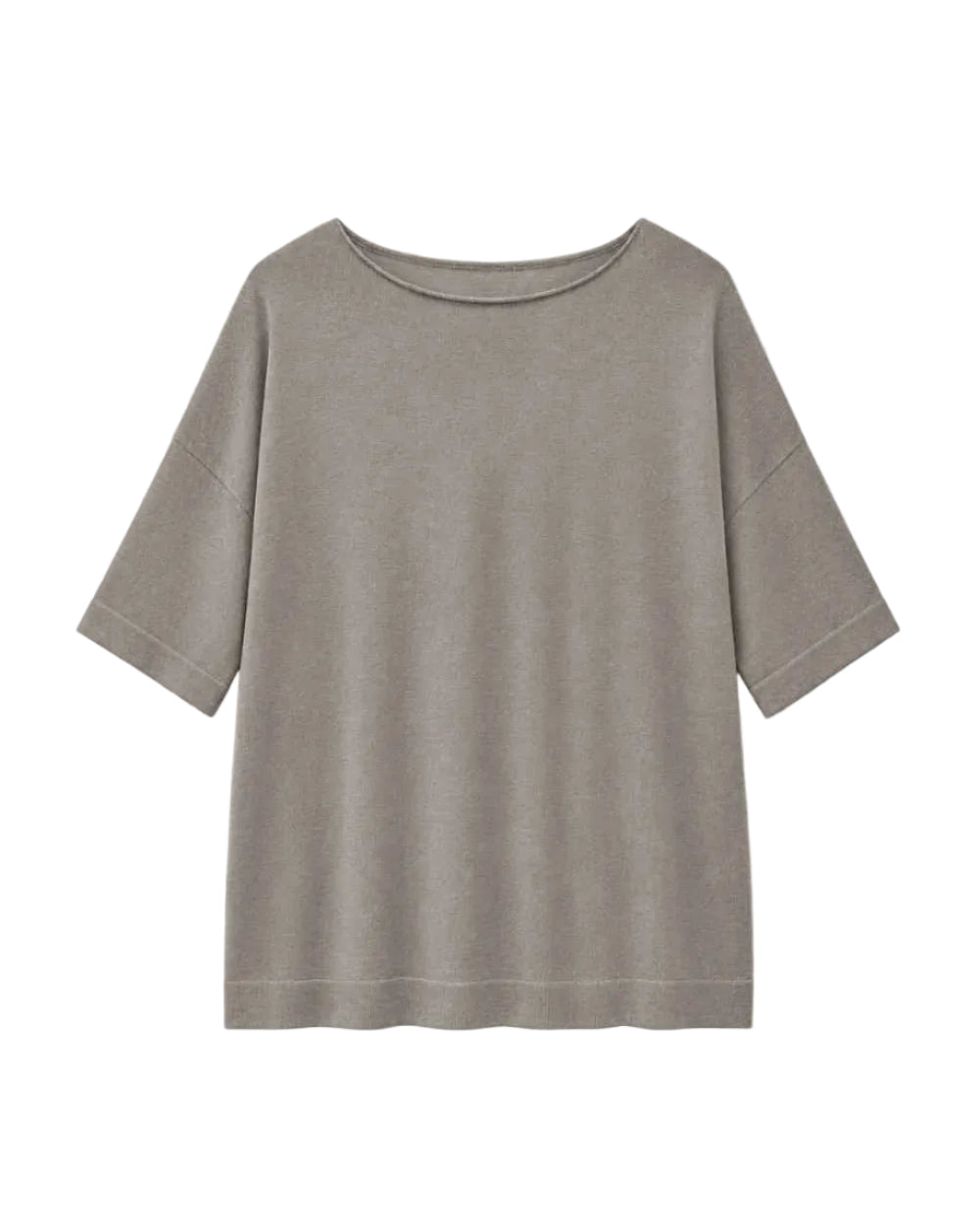 Maxi T-shirt di Lana Merinos e Seta