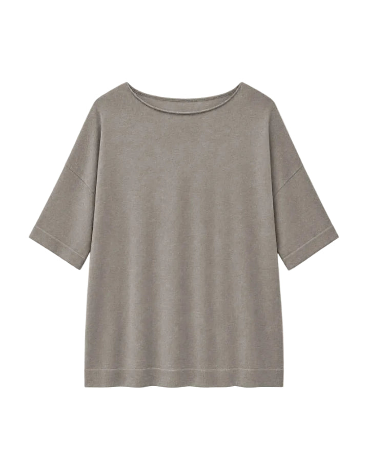 Maxi T-shirt di Lana Merinos e Seta