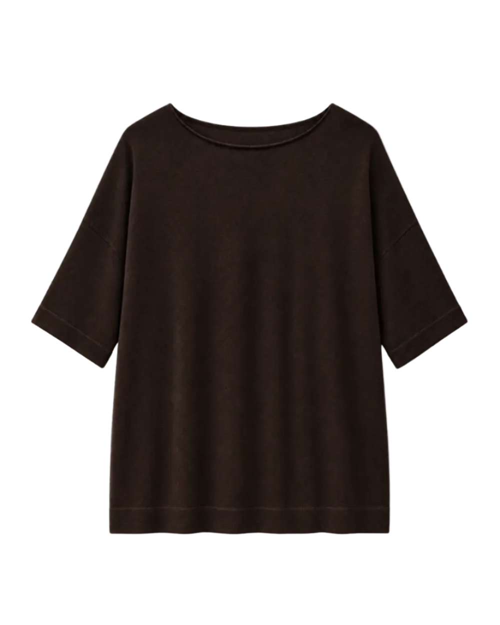 Maxi T-shirt di Lana Merinos e Seta