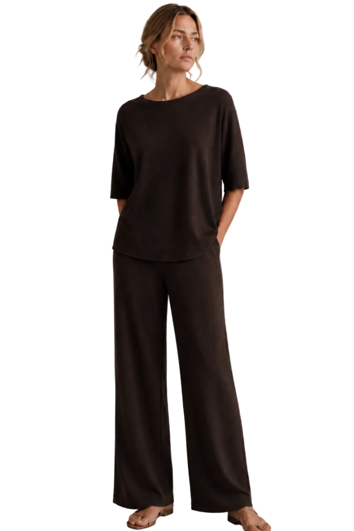 Maxi T-shirt di Lana Merinos e Seta