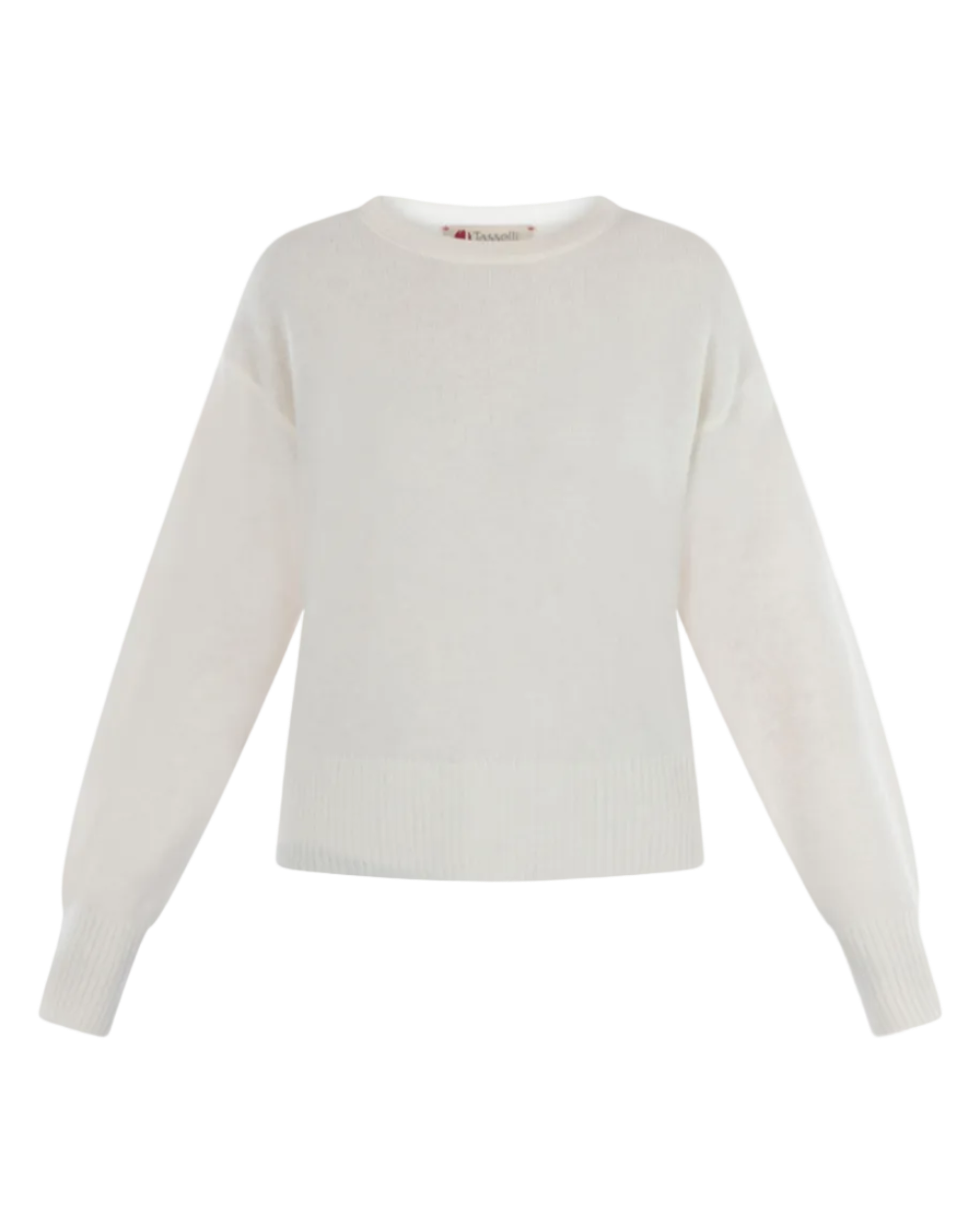 Light cashmere crew neck