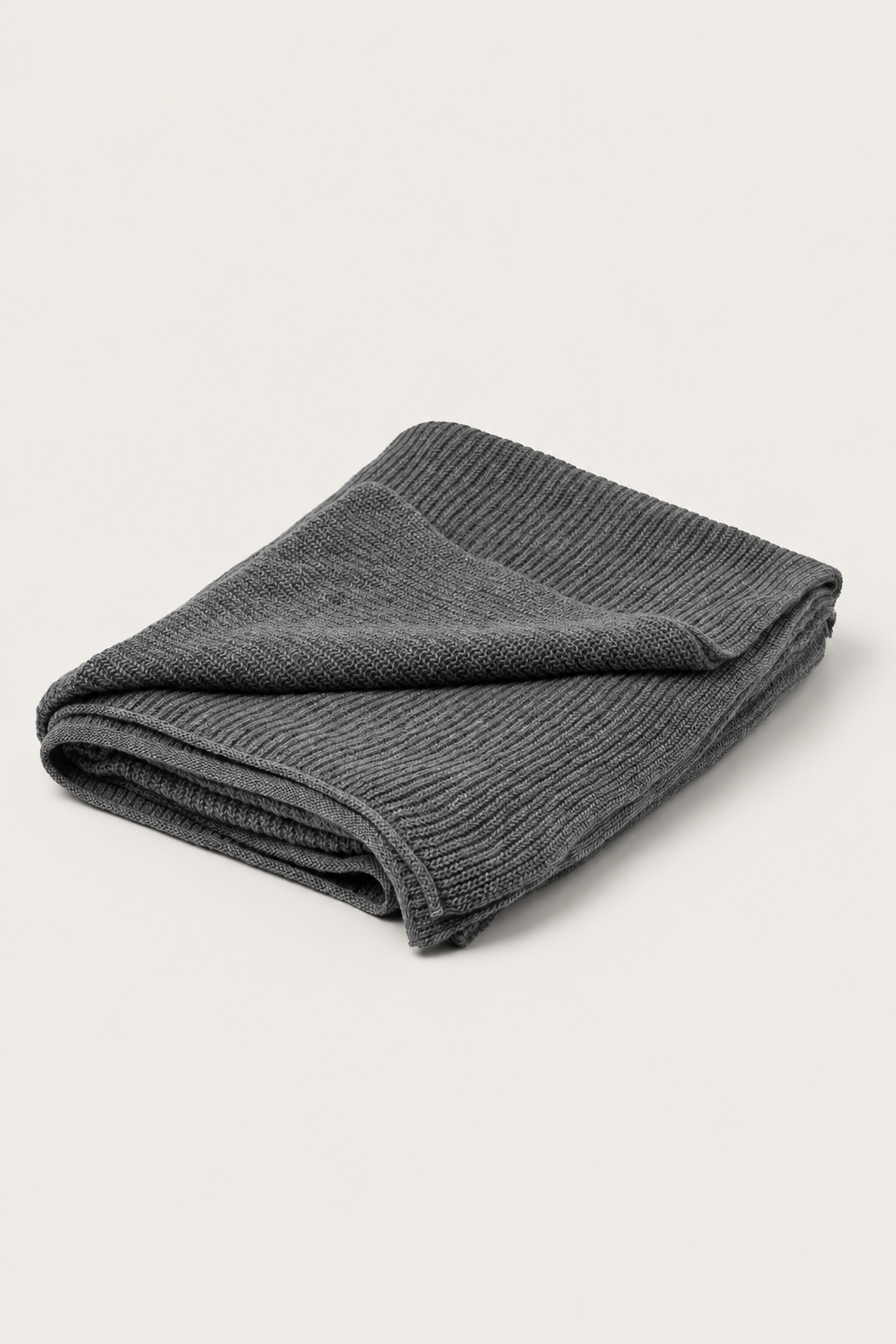 Plaid a maglia Inglese di cashmere rigenerato